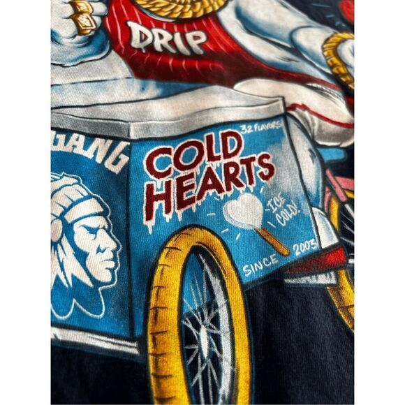 Hustle Gang  "Cold Hearts" Men's T-shirt size L - Picture 8 of 11
